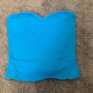 Blue scrap list fashion nova tank top